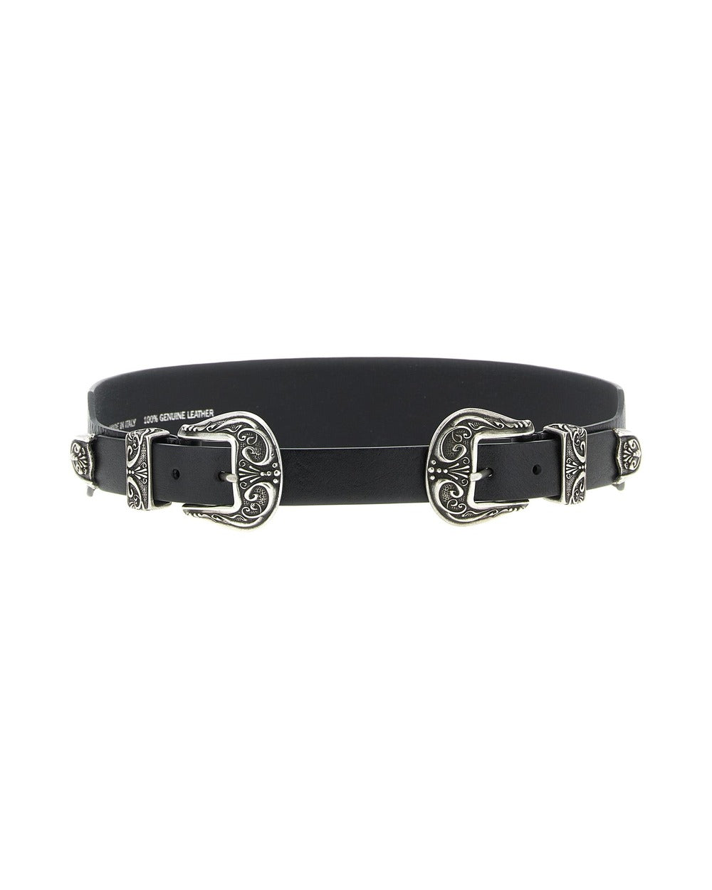 Golden Goose Black Cowhide Regular Belt