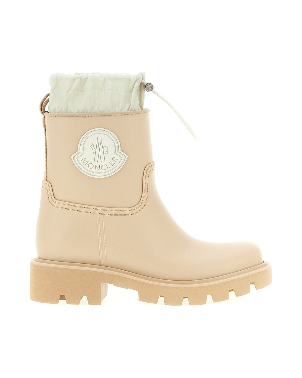 Moncler Beige Pvc Ankle Boots