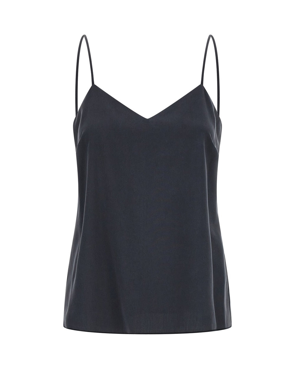 Max Mara Gray Silk Sleeveles T-Shirt