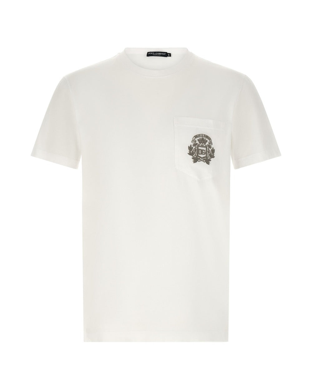 Dolce & Gabbana White Cotton T-Shirt