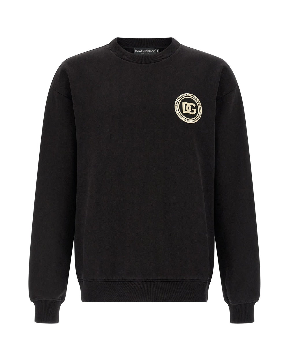 Dolce & Gabbana Black Cotton Sweatshirt
