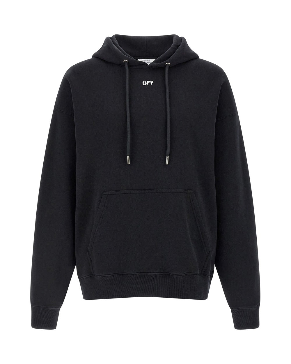 Off-White Black Cotton Sweatshirt