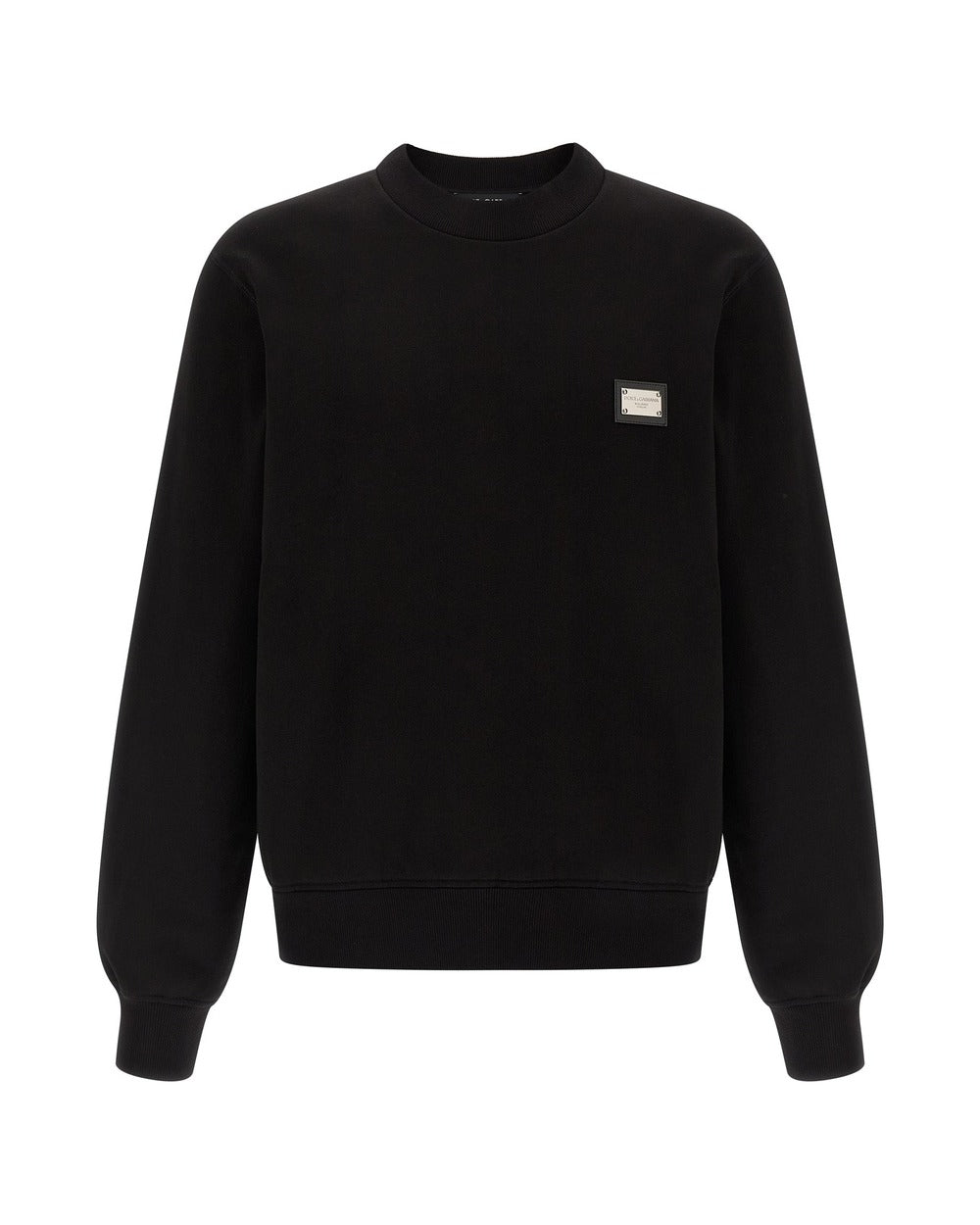 Dolce & Gabbana Black Cotton Sweatshirt