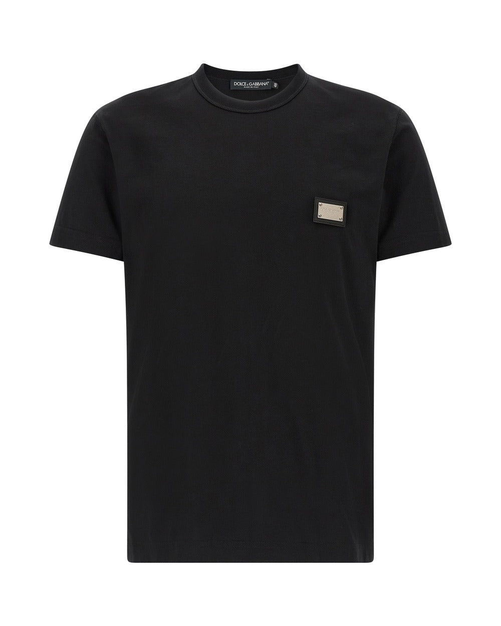 Dolce & Gabbana Black Cotton T-Shirt