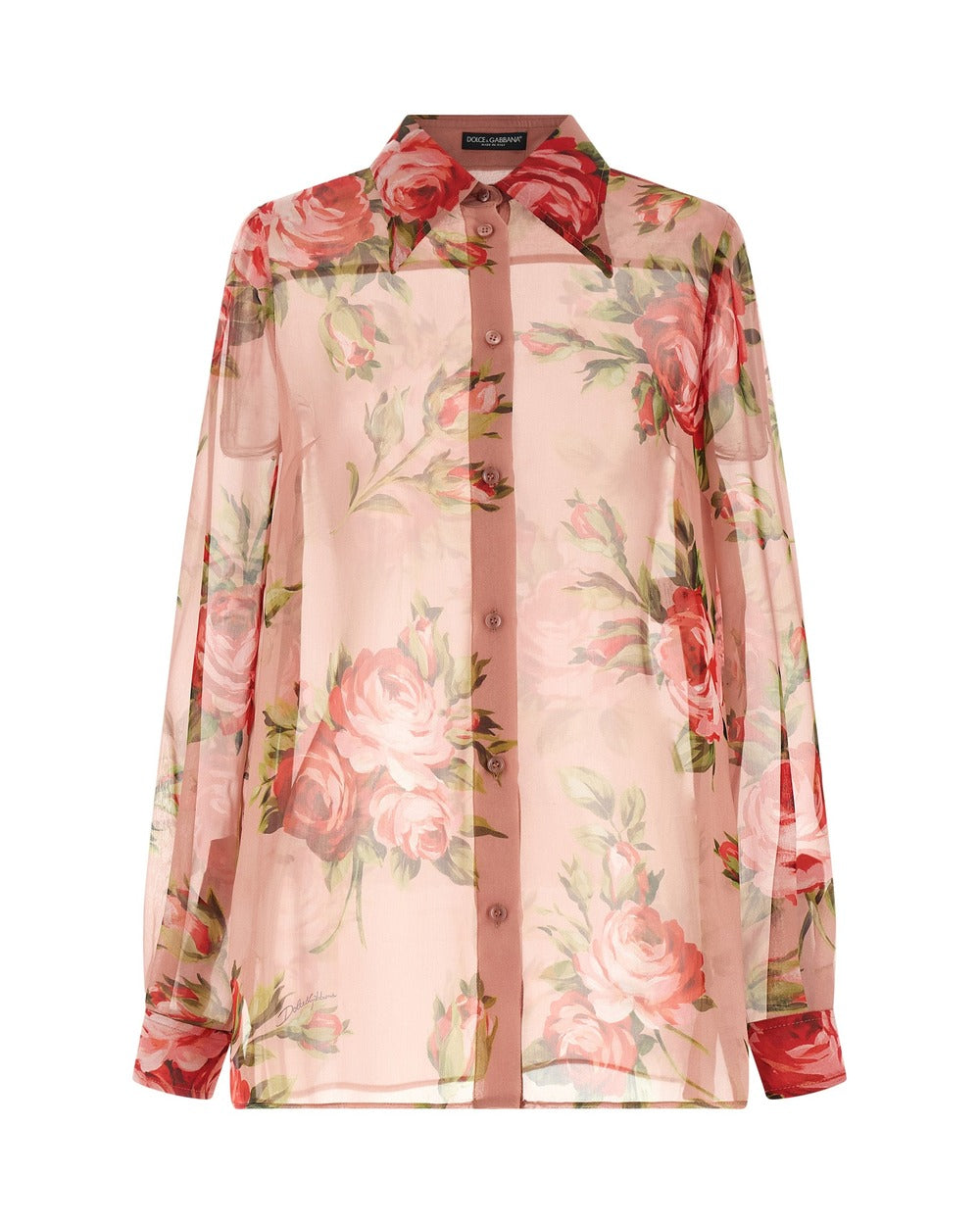 Dolce & Gabbana Multicolor Silk Blouse