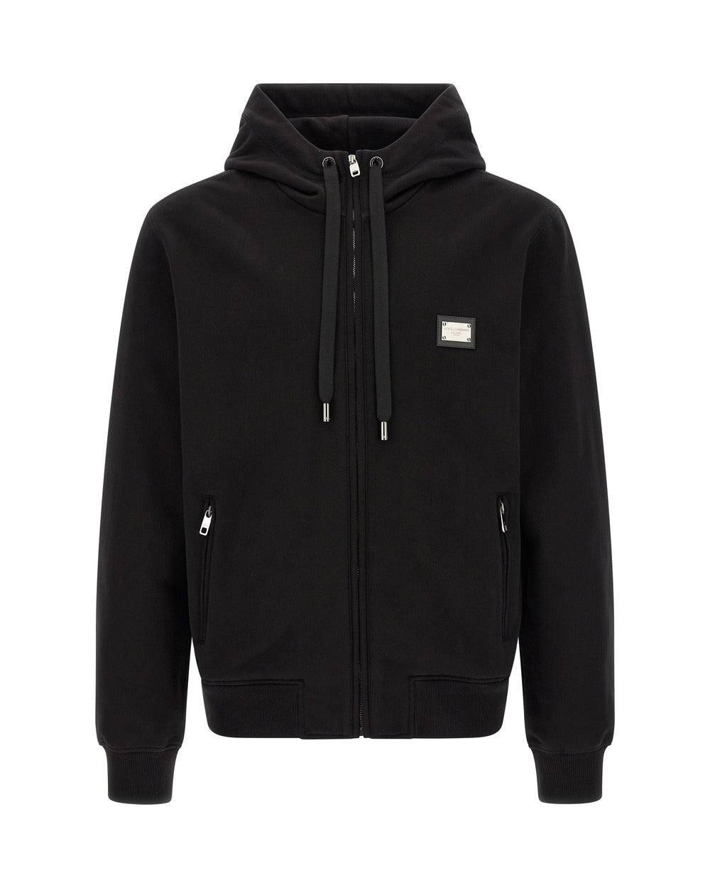 Dolce & Gabbana Black Cotton Sweatshirt