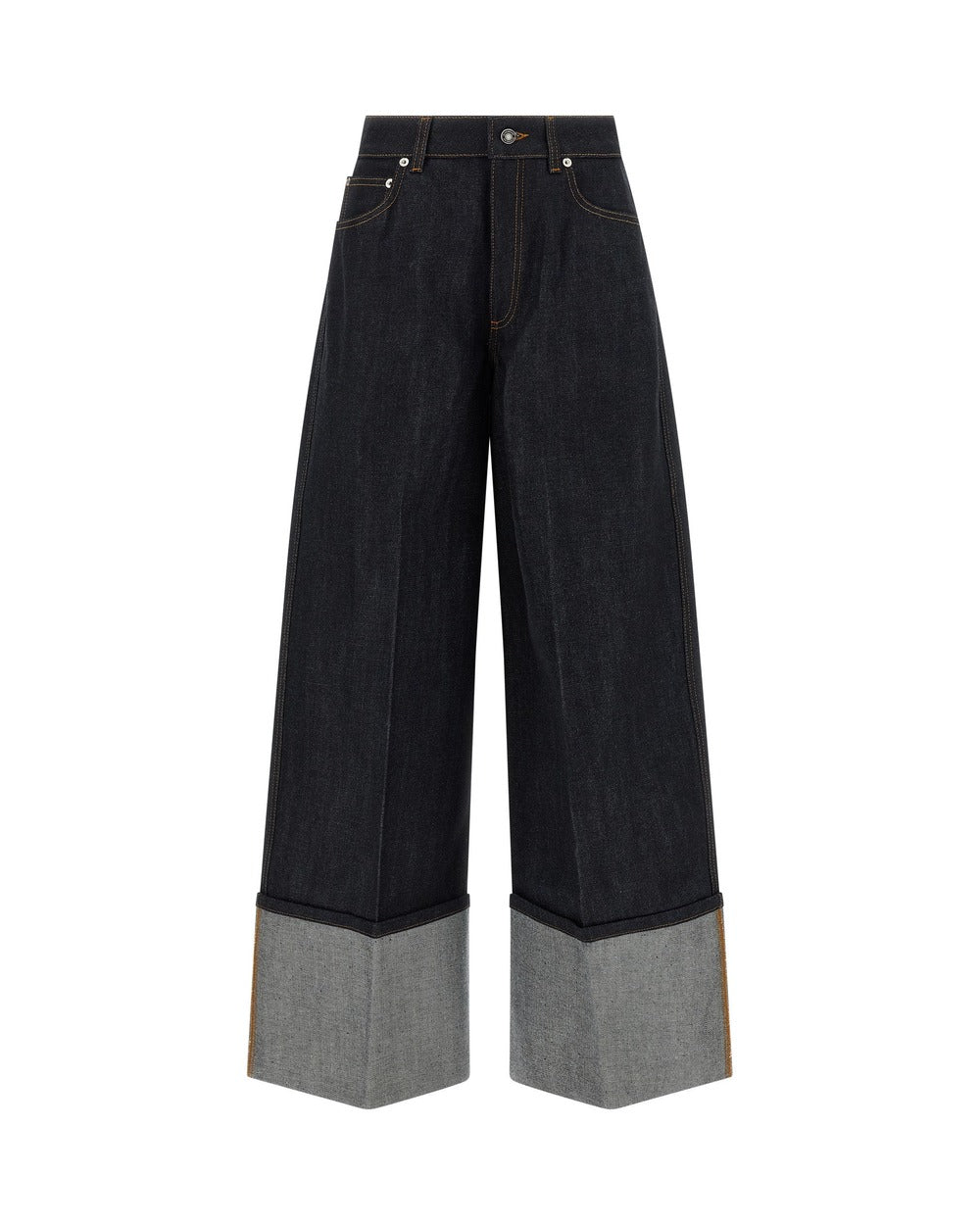 Givenchy Blue Cotton Flared Jeans