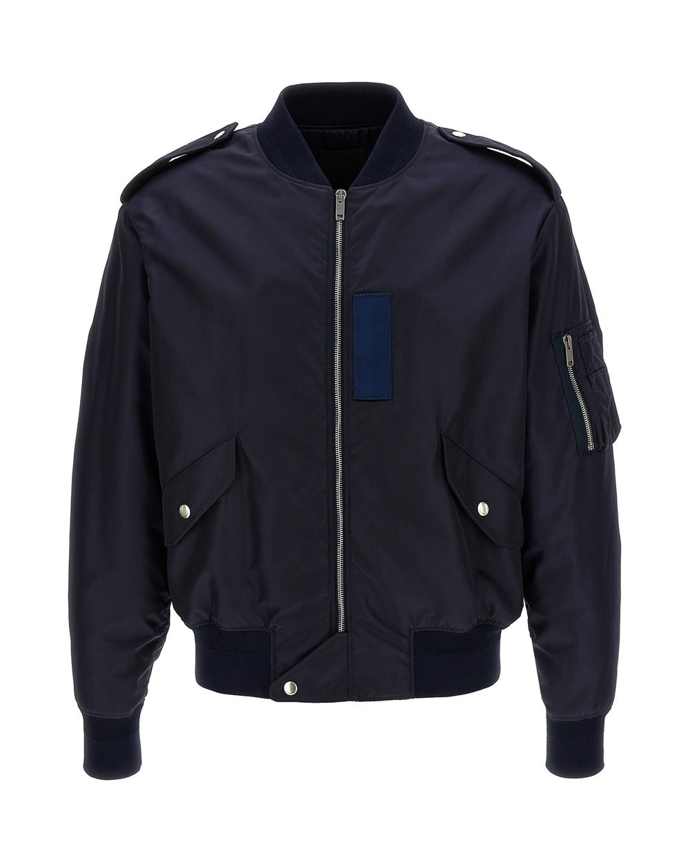 Givenchy Blue Polyamide Bomber
