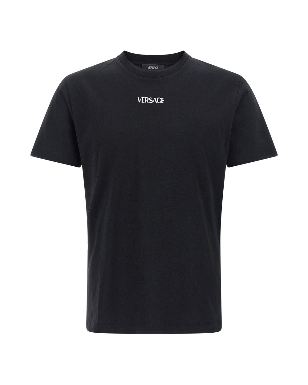 Versace Black Cotton T-Shirt