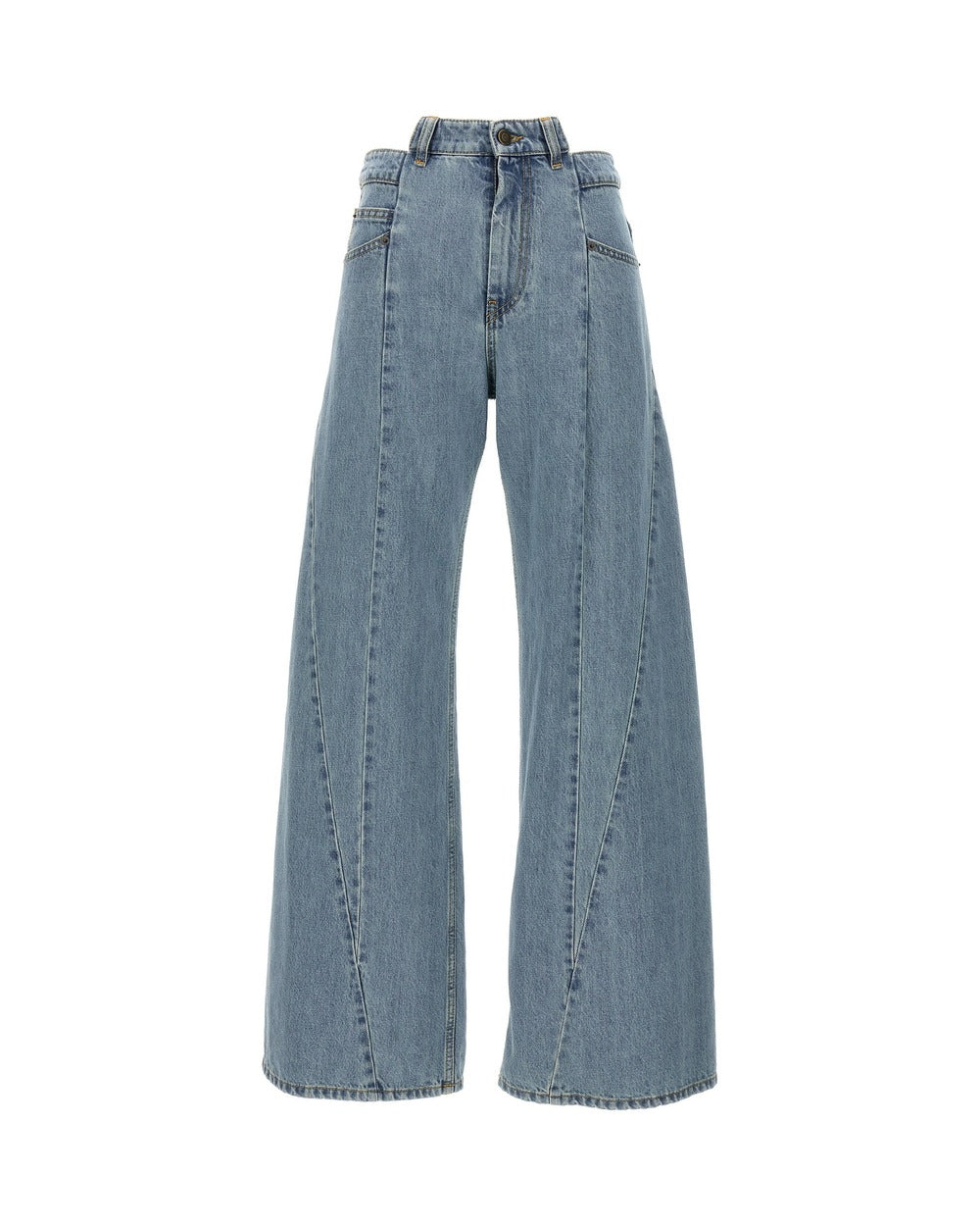 Maison Margiela Blue Cotton Jeans Denim