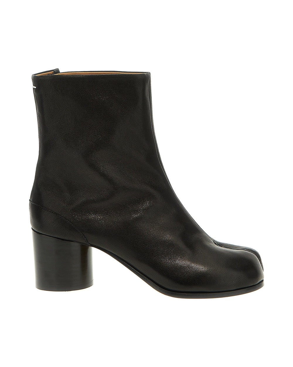 Maison Margiela Black Napa Leather / Calf Bos Taurus Ankle Boots