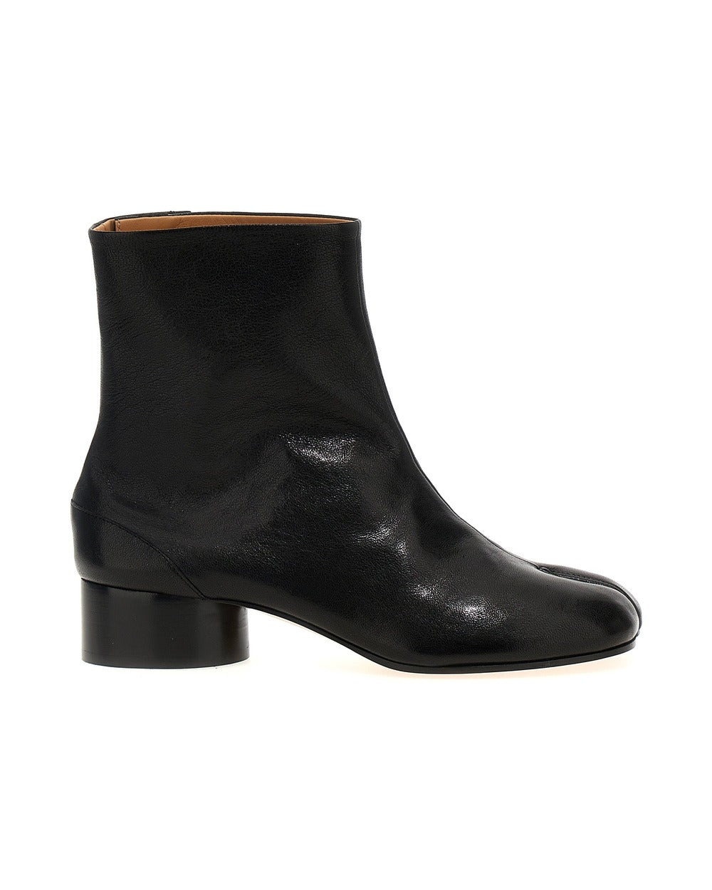 Maison Margiela Black Lamb Leather Ankle Boots