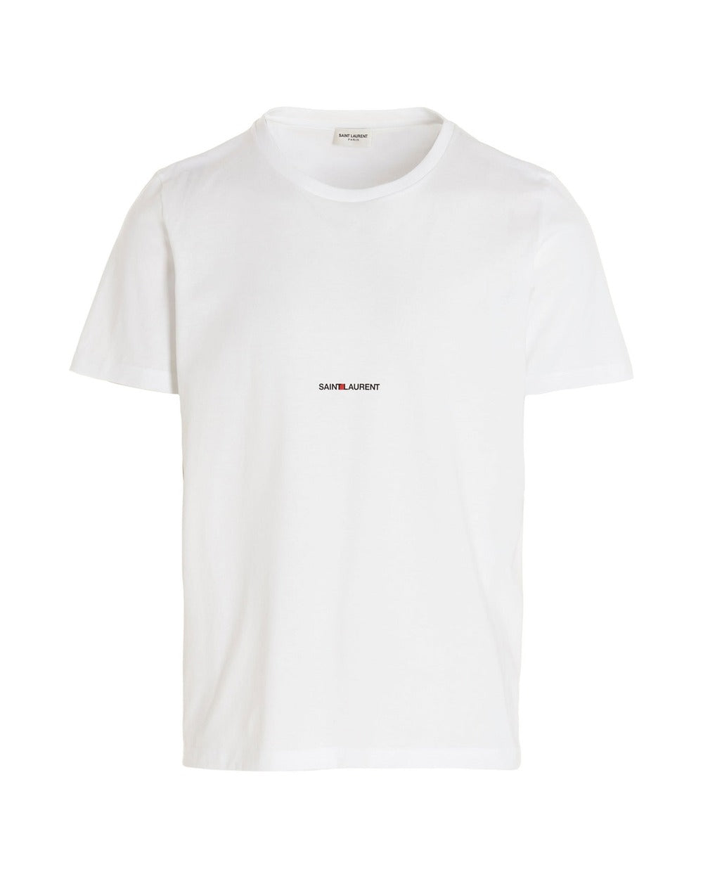 Saint Laurent White Cotton T-Shirt