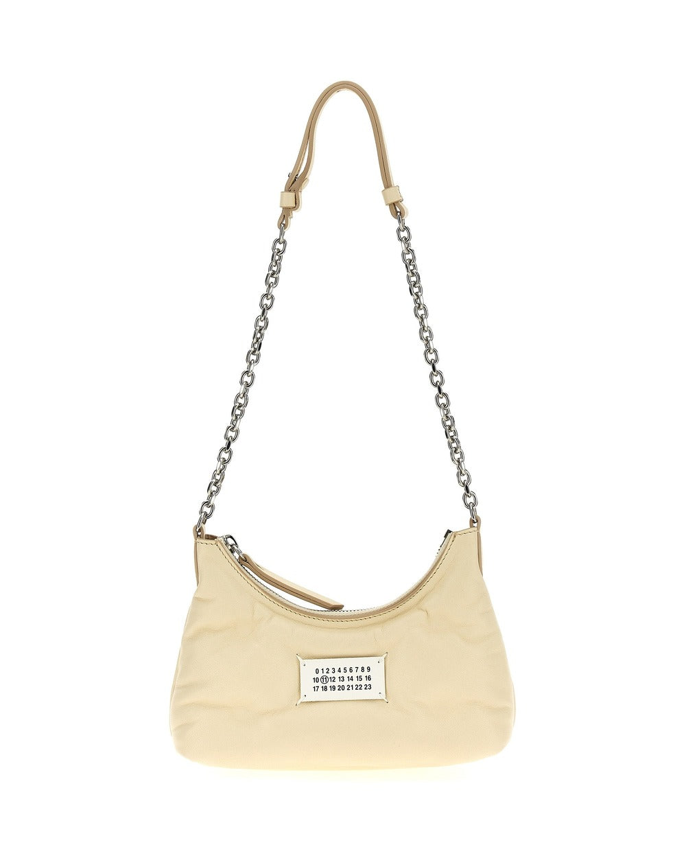 Maison Margiela White Lamb Leather Shoulder Bag