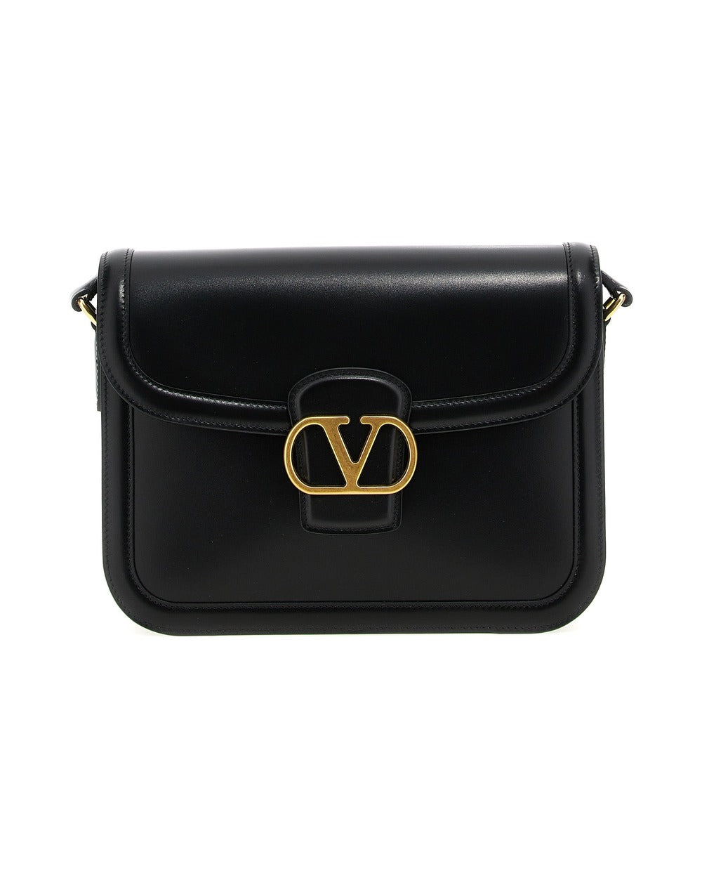 Valentino Garavani Black Calfskin Shoulder Bag