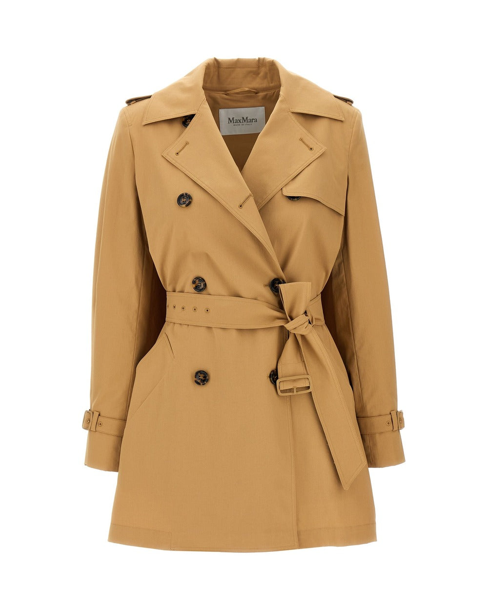 Max Mara Brown Cotton Coat