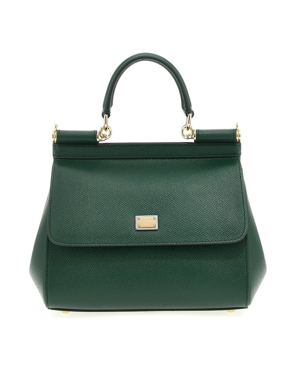 Dolce & Gabbana Bicolor Calfskin Handbag