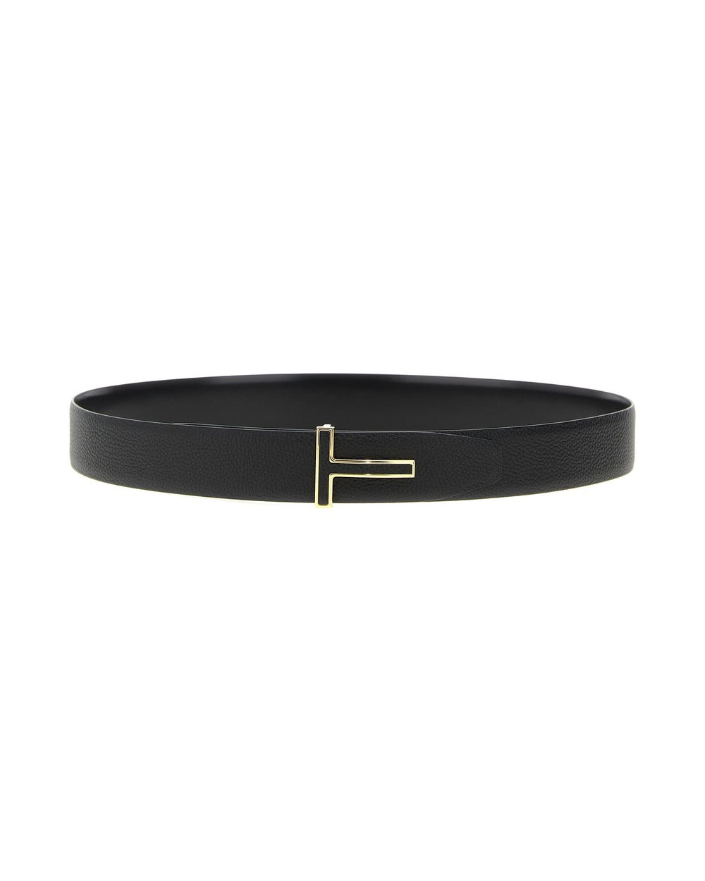 Tom Ford Black Calfskin Regular Belt