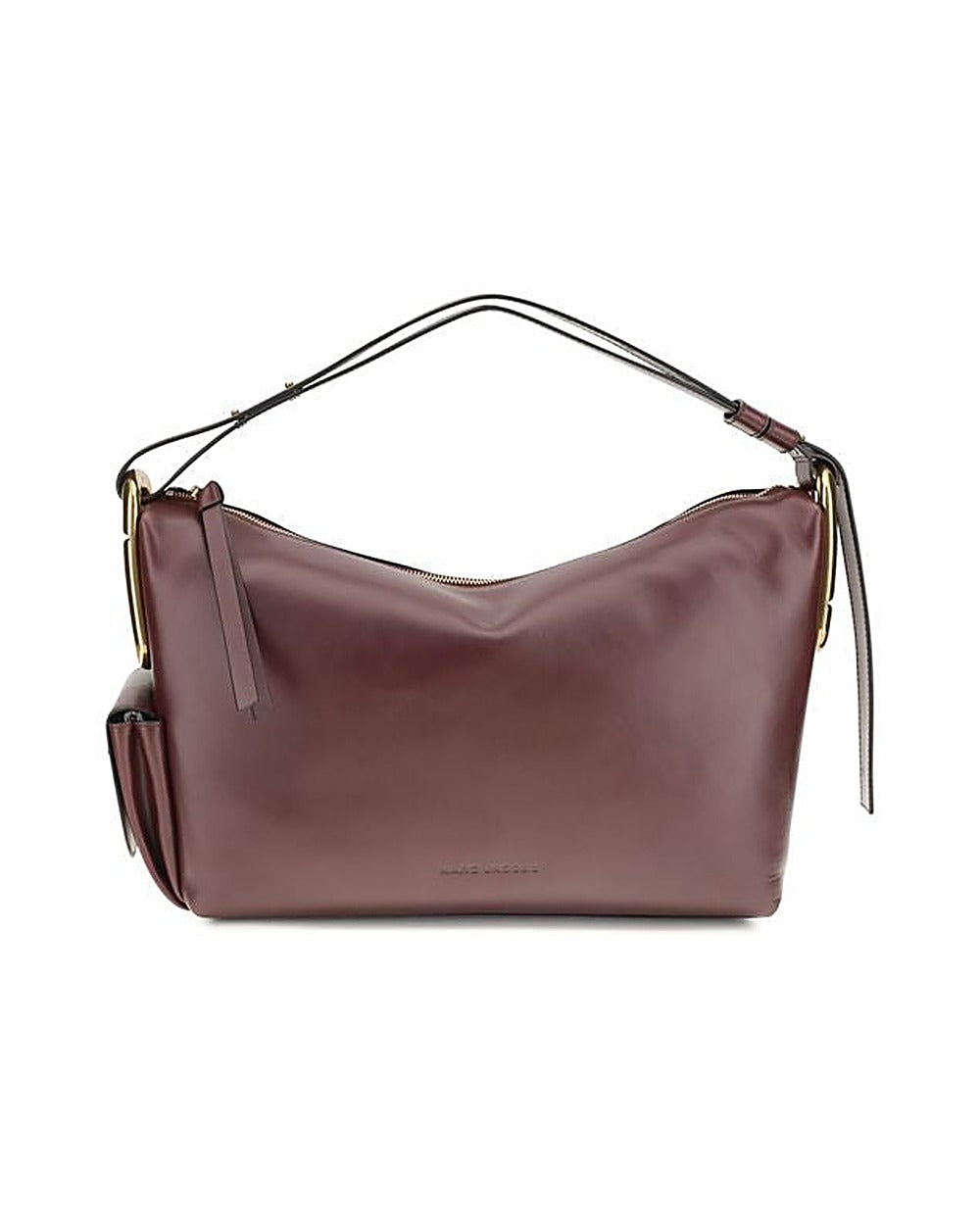 Marc Jacobs Bordeaux Calf Leather Bos Taurus Shoulder Bag