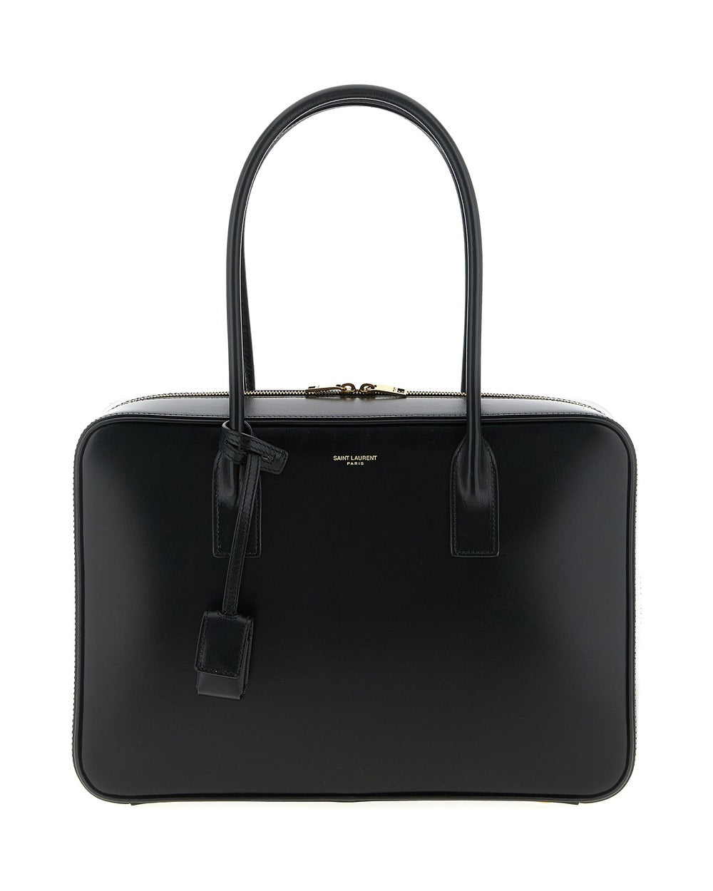 Saint Laurent Black Calfskin Shoulder Bag