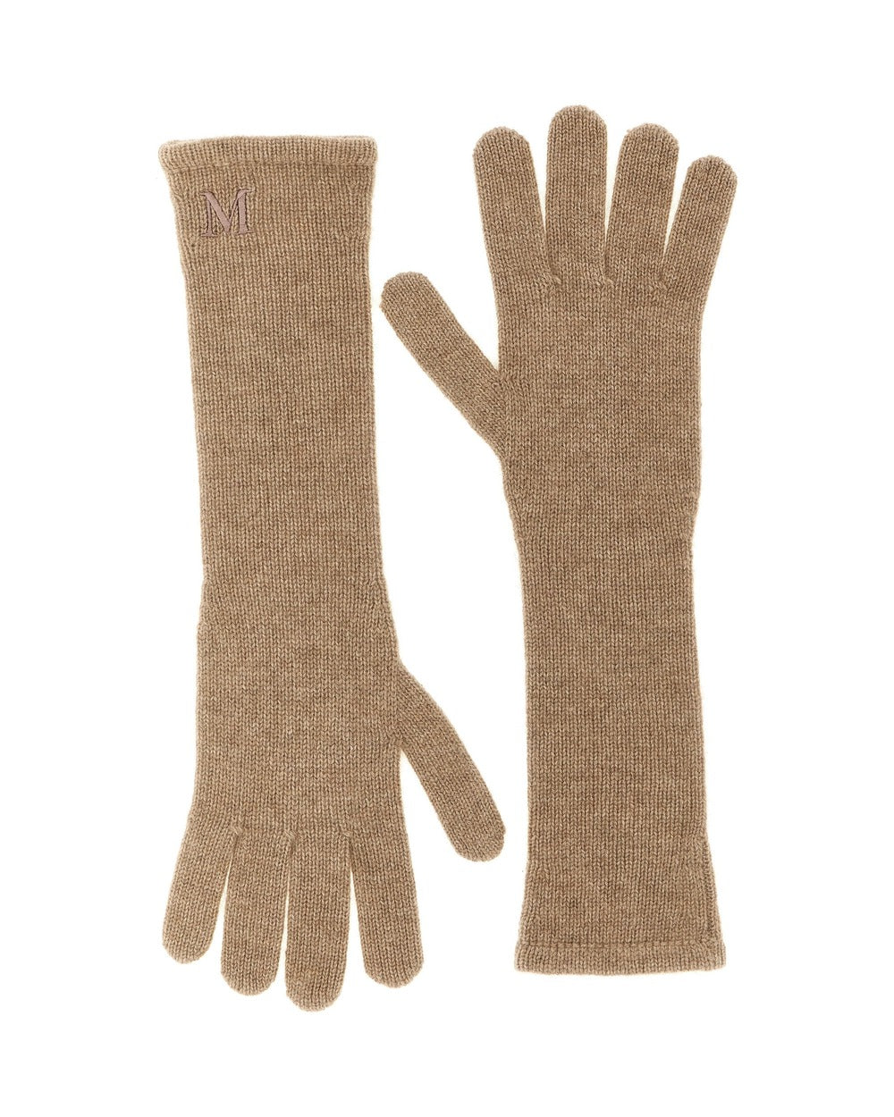 Max Mara Beige Cashmere Gloves