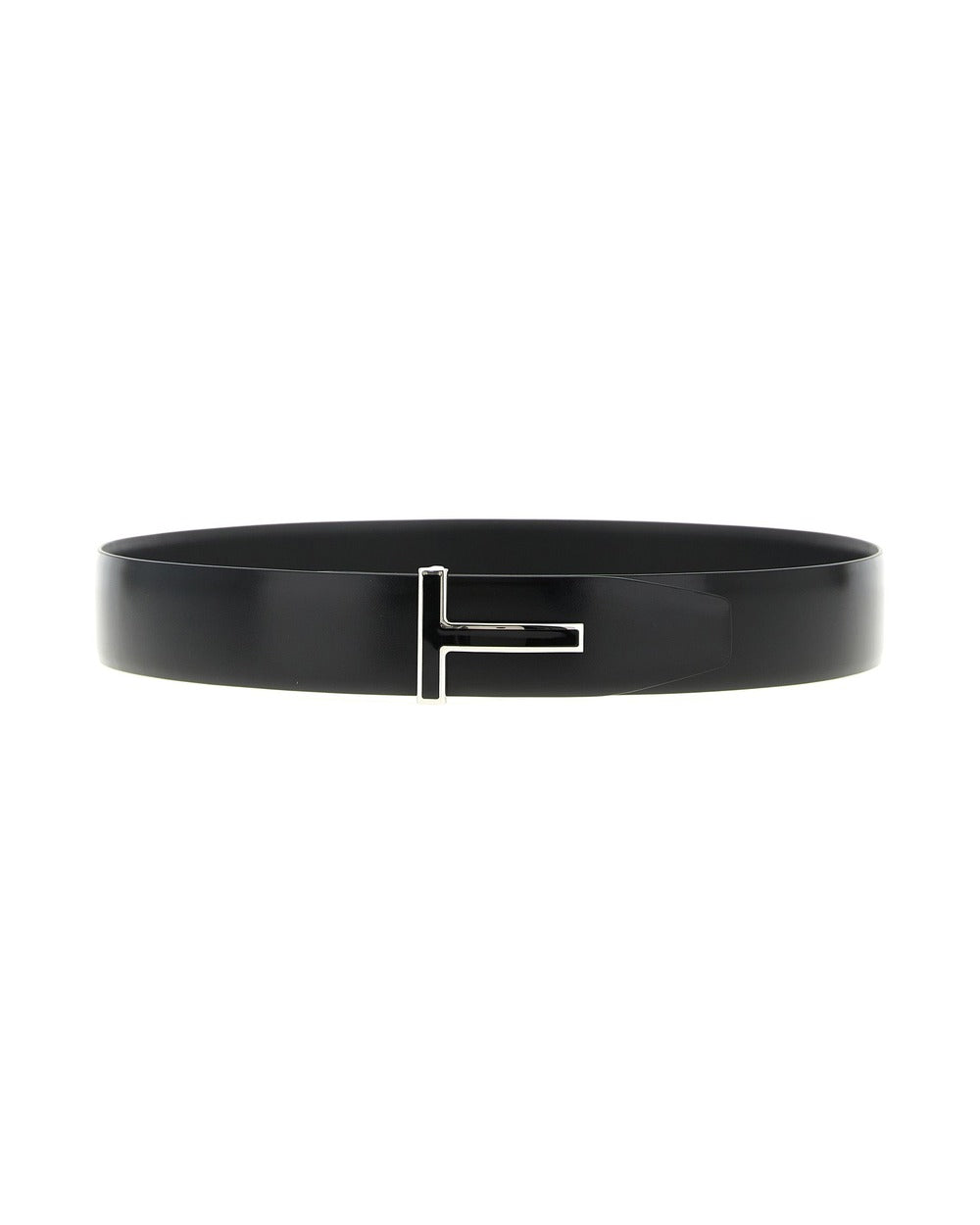 Tom Ford Black Calfskin Regular Belt