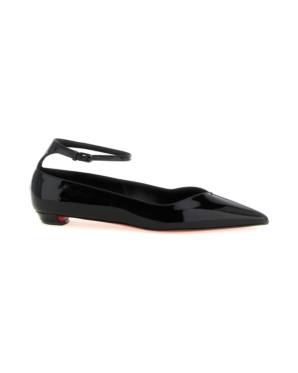 Christian Louboutin Black Calfskin Ballet Flats