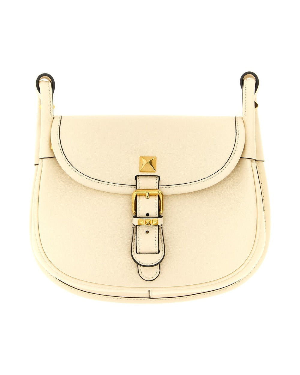 Valentino Garavani White Calfskin Shoulder Bag