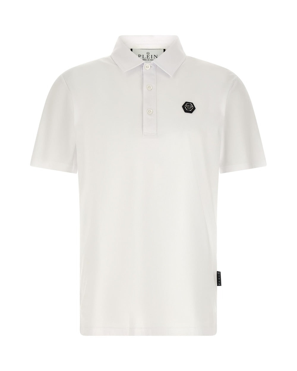 Philipp Plein White Cotton Polo Shirt