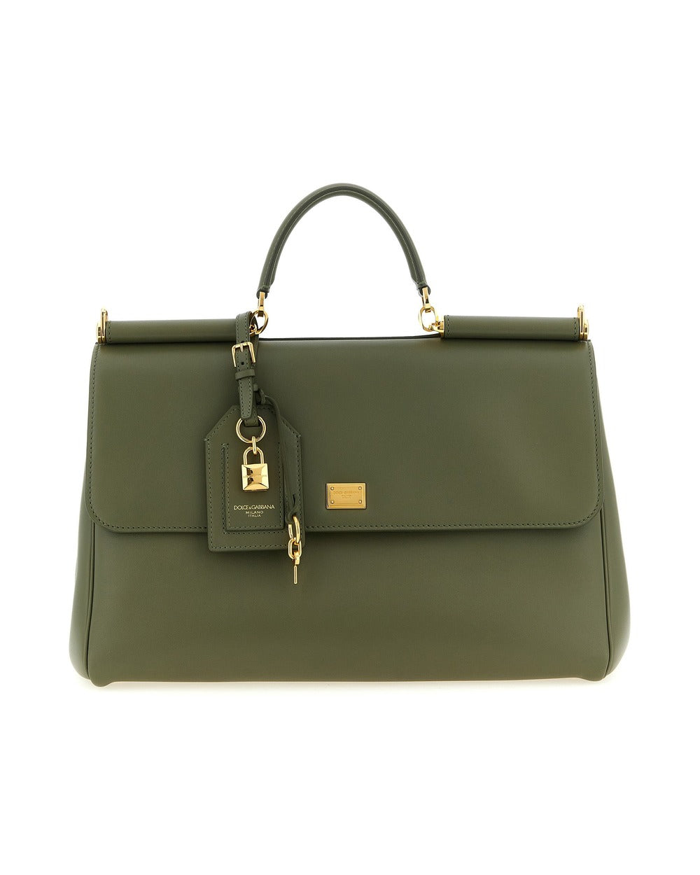 Dolce & Gabbana Bicolor Calfskin Handbag