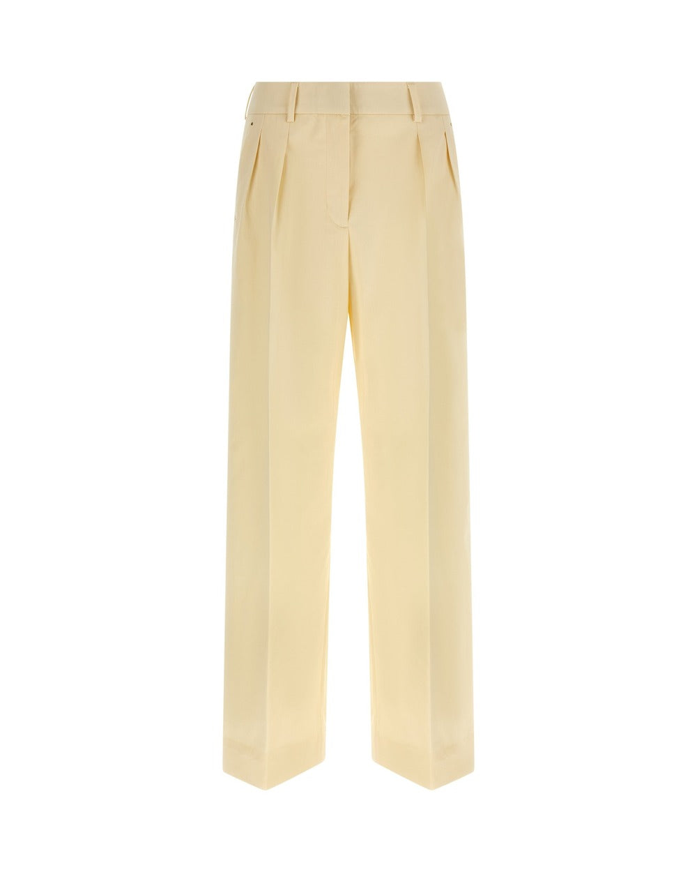Moncler Beige Cotton Dress Pants