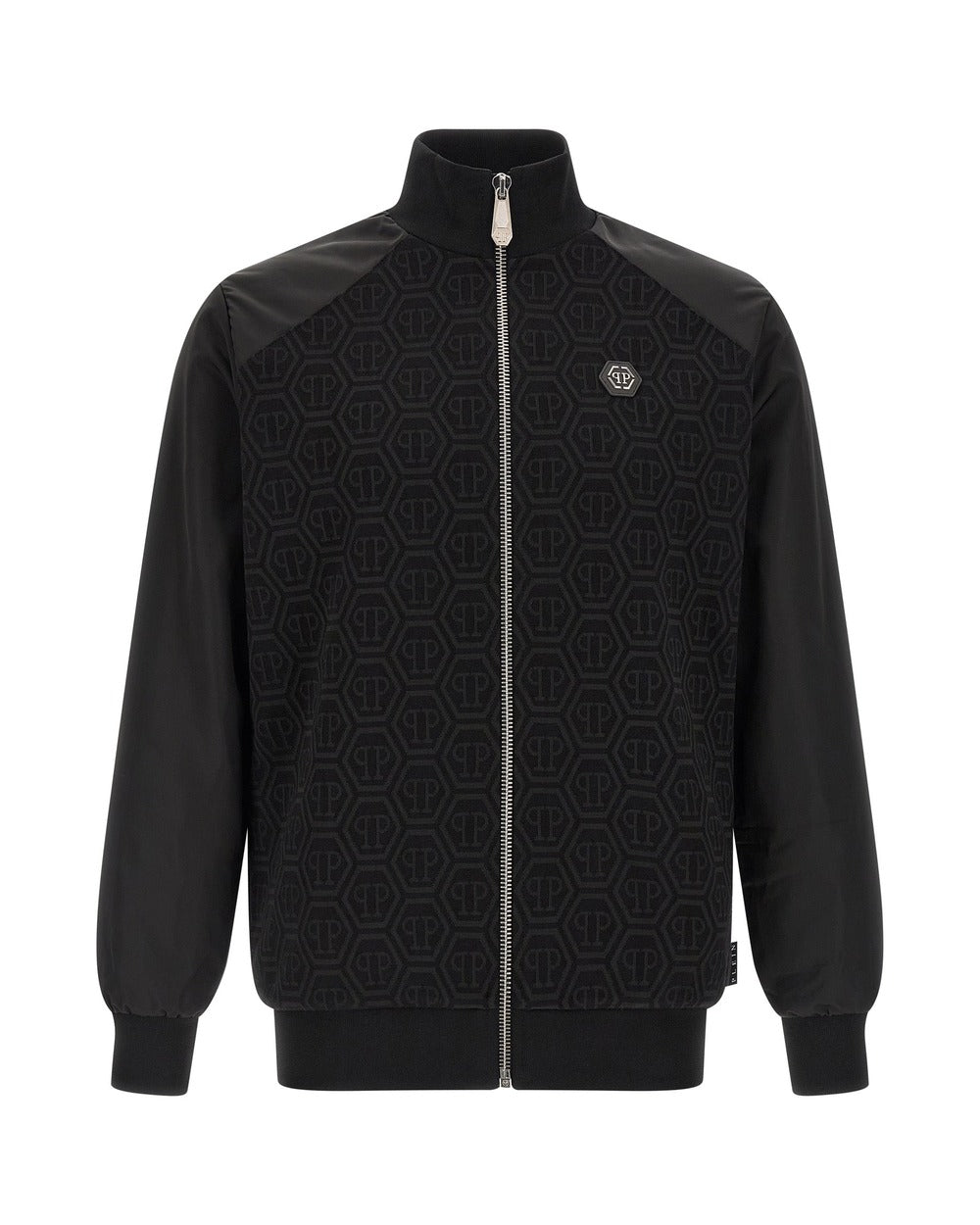Philipp Plein Black Cotton Sweatshirt