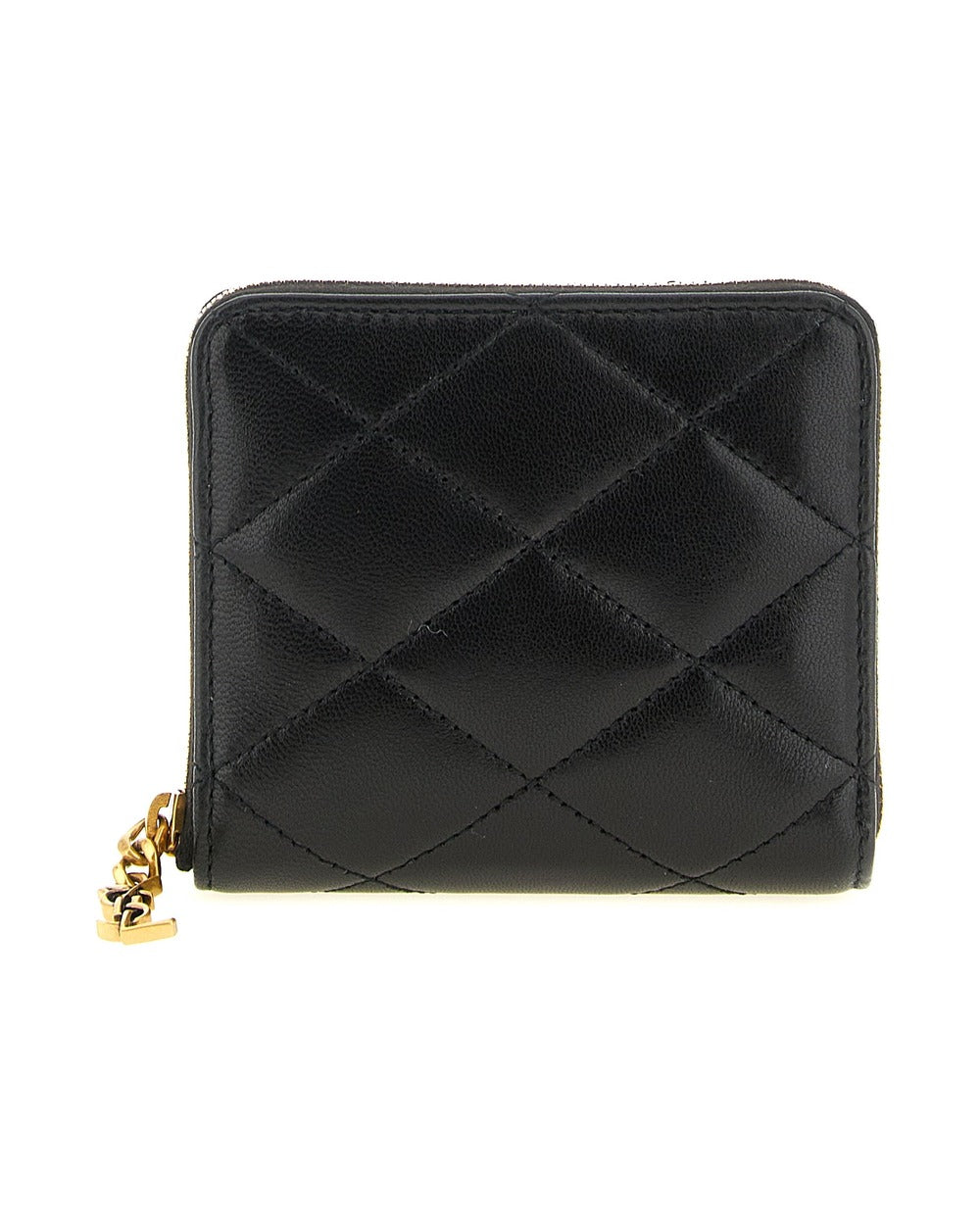 Saint Laurent Black Lamb Leather Cardholder