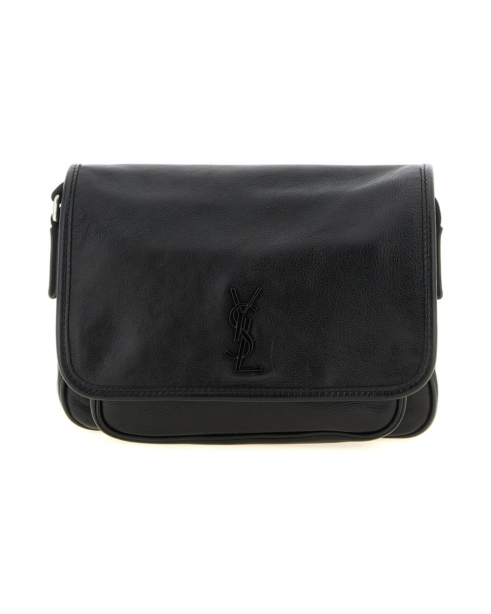 Saint Laurent Black Calfskin Crossbody Bag