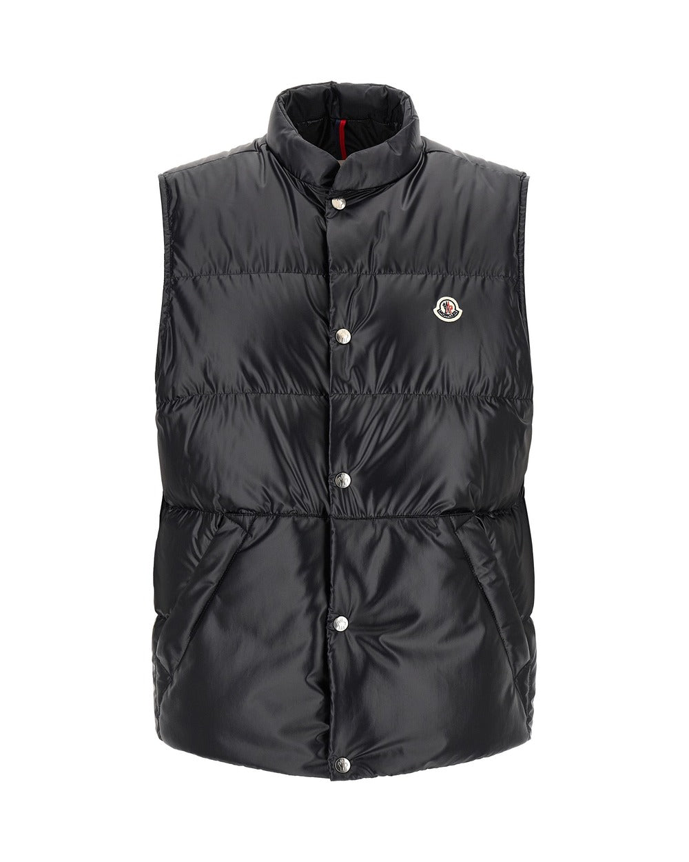 Moncler Blue Polyester Sleeveless Jacket