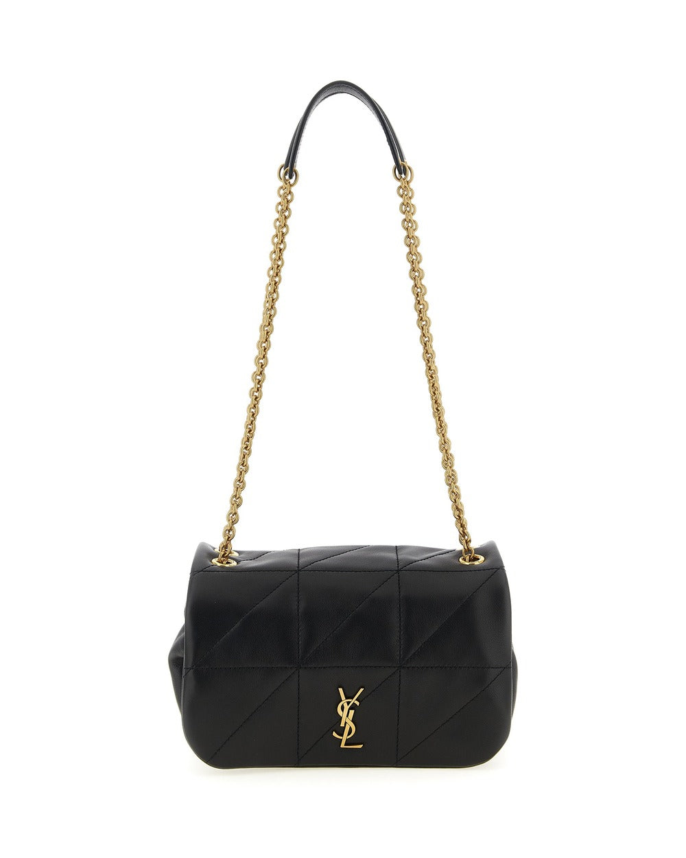 Saint Laurent Black Lamb Leather Shoulder Bag