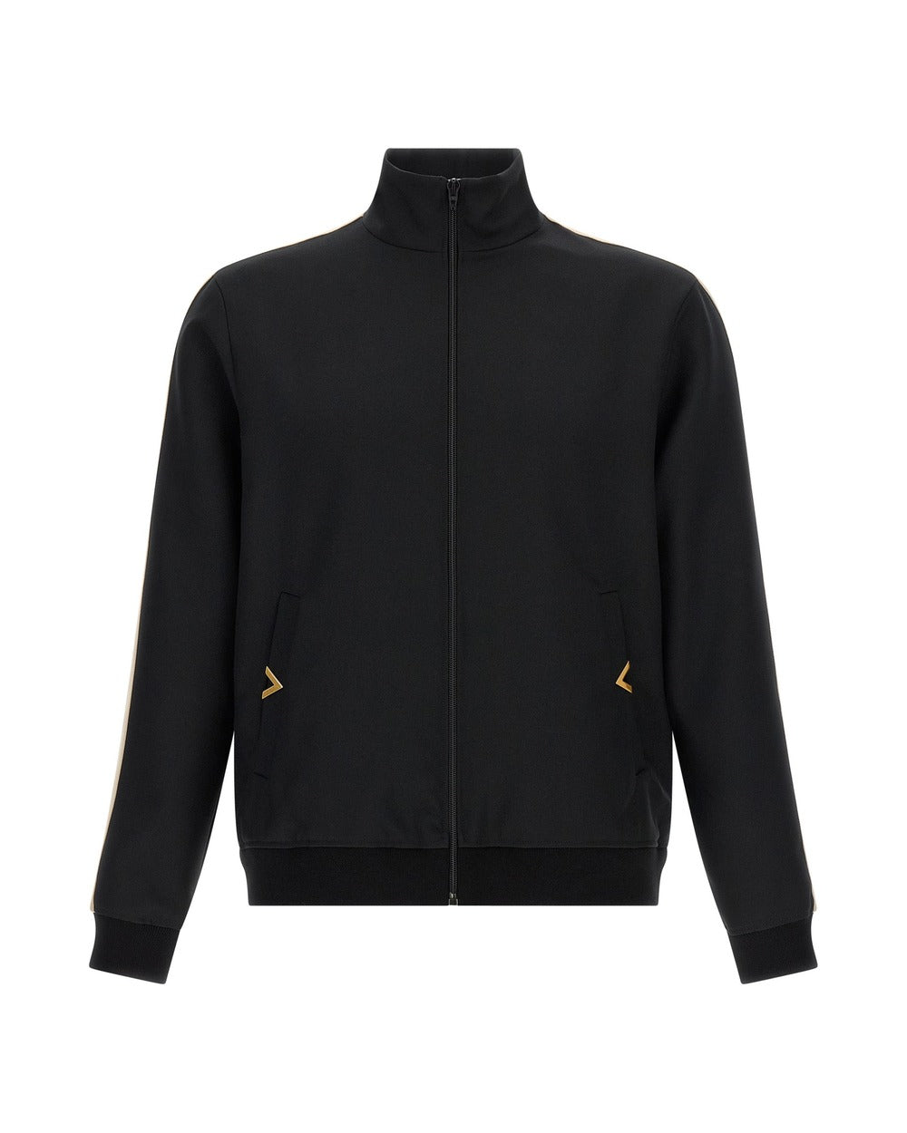 Valentino Garavani Black Polyester Sweatshirt