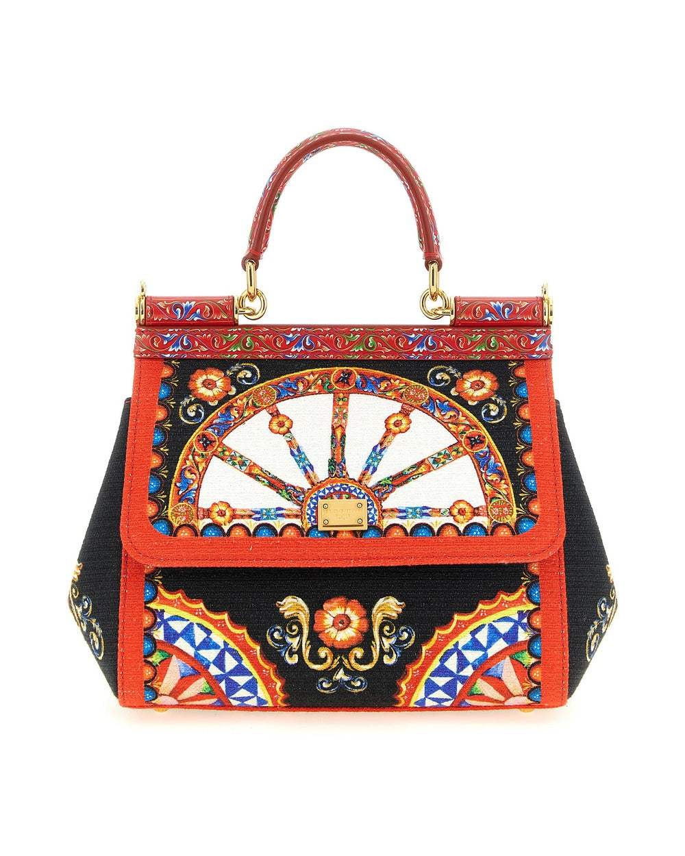 Dolce & Gabbana Multicolor Cotton Handbag
