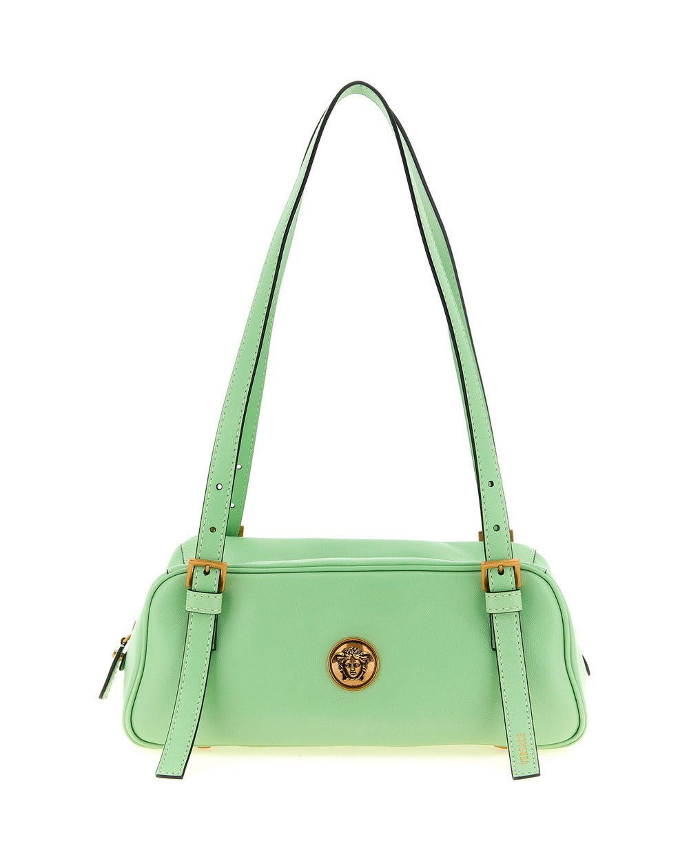 Versace Bicolor Lamb Leather Shoulder Bag