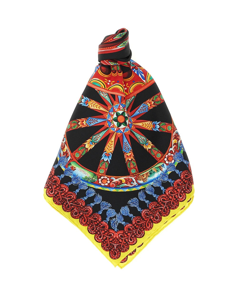 Dolce & Gabbana Multicolor Silk Scarf