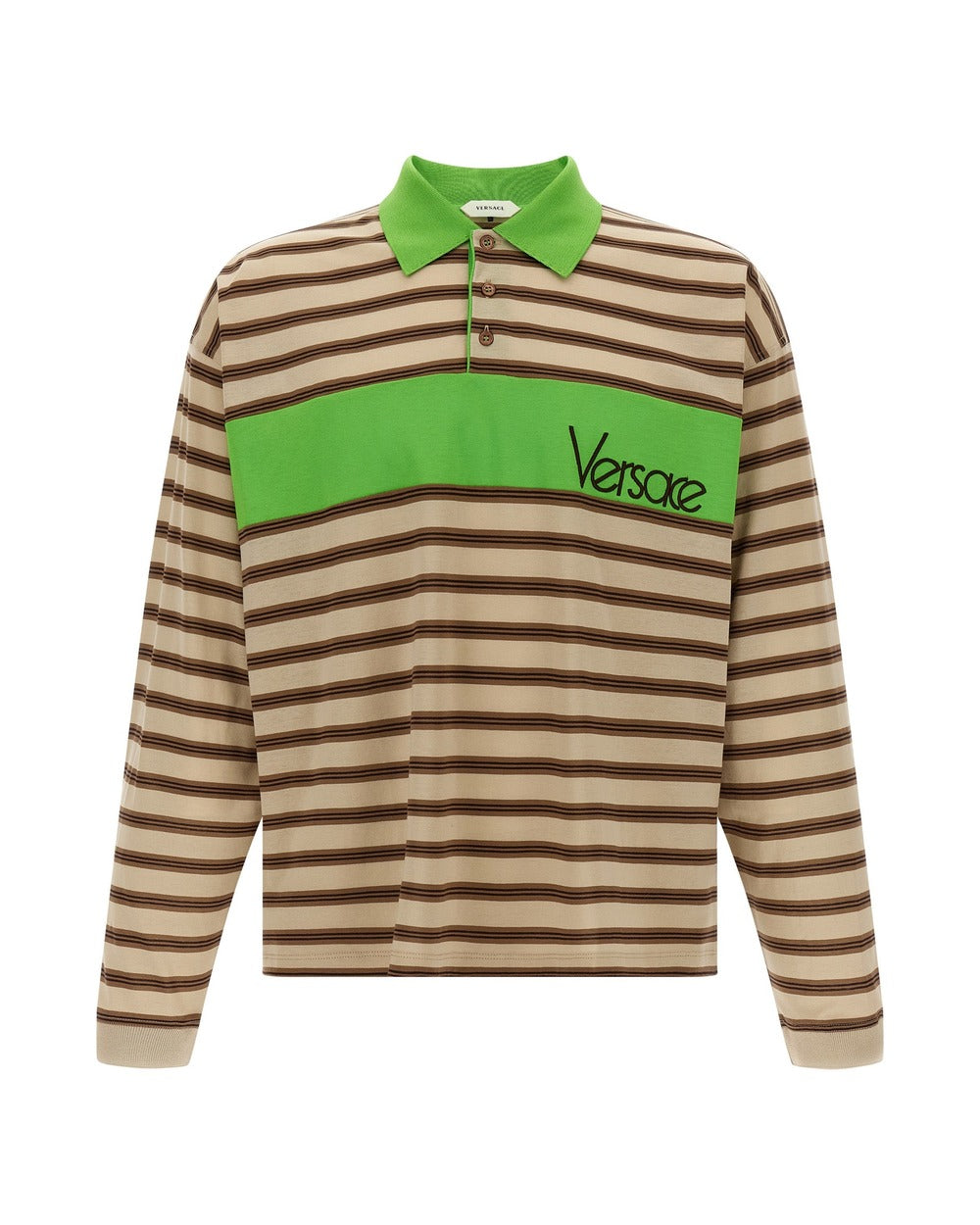 Versace Multicolor Cotton Polo Shirt