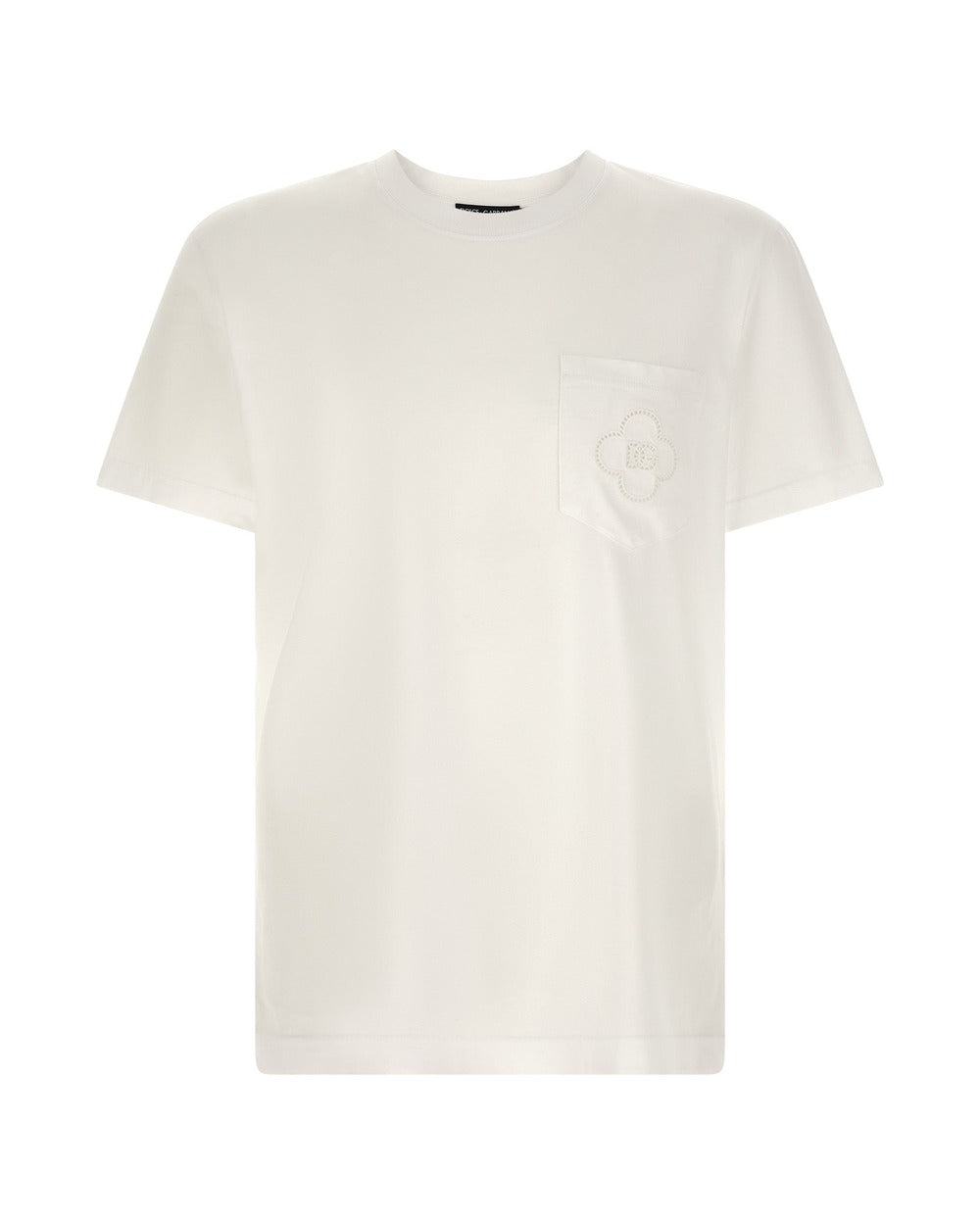Dolce & Gabbana White Cotton T-Shirt