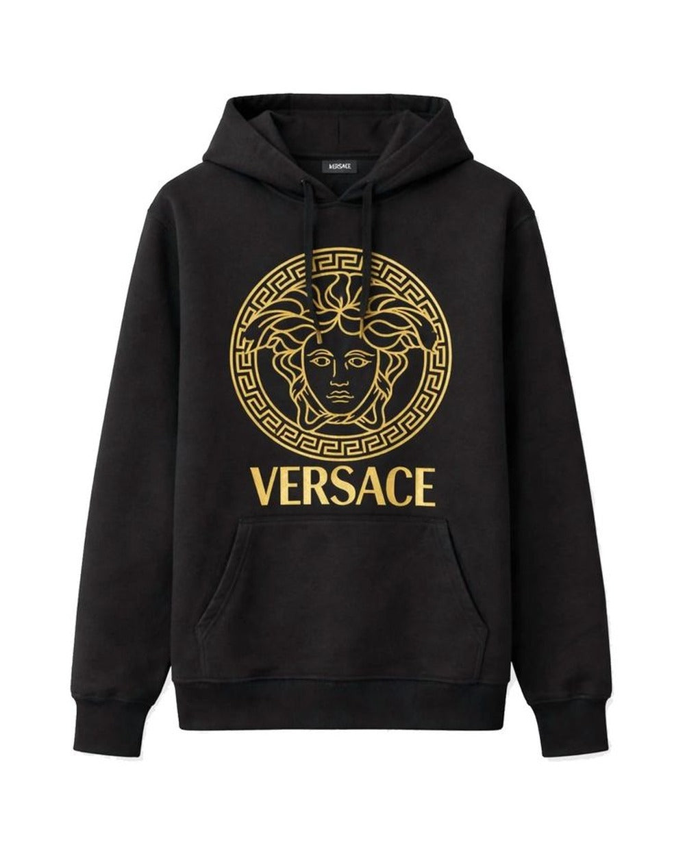 Versace Black Cotton Hoodie