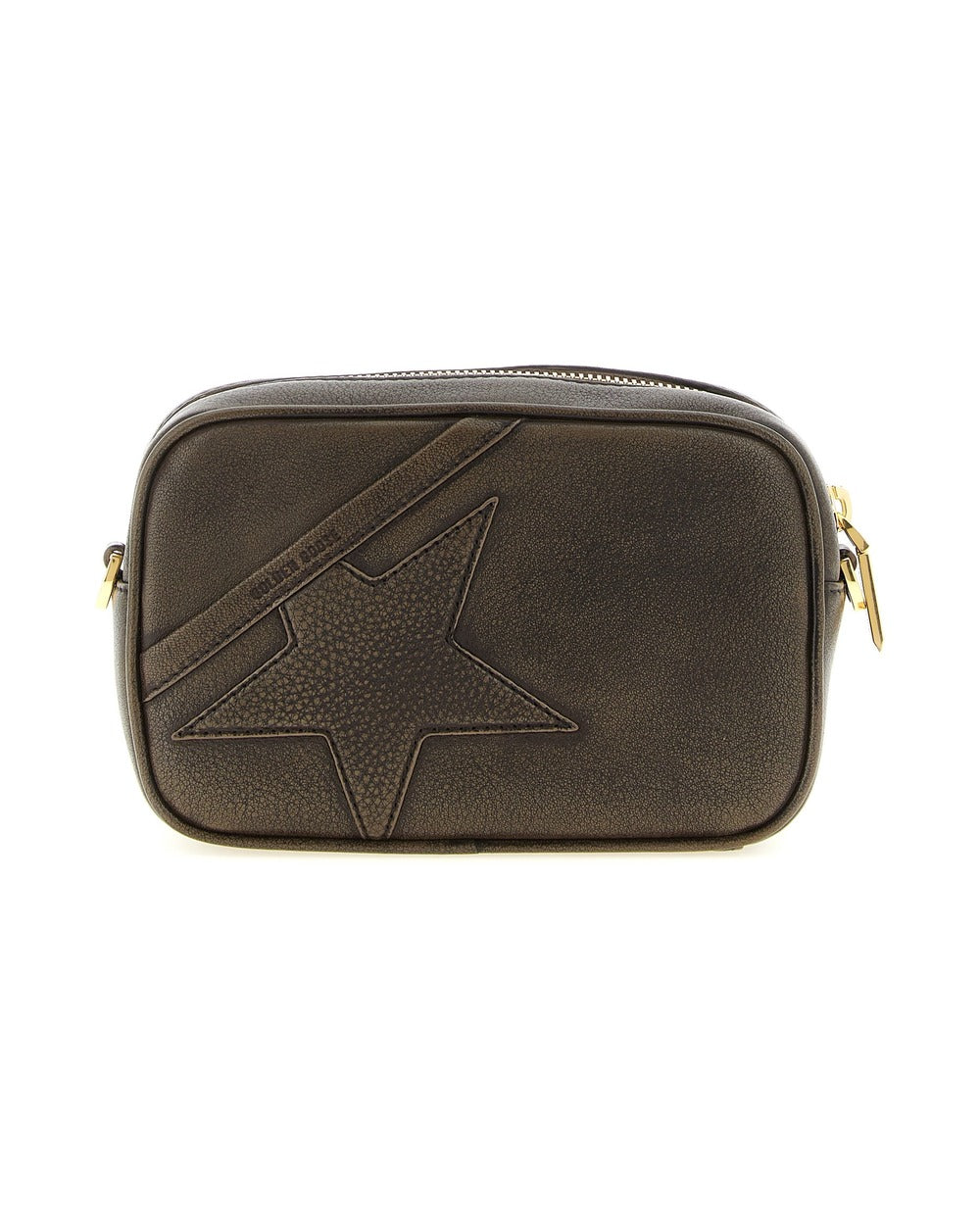 Golden Goose Brown Cowhide Clutch Bag