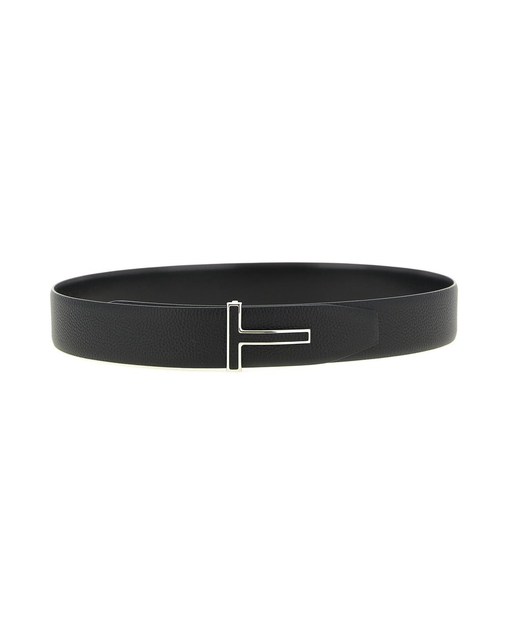 Tom Ford Black Calfskin Regular Belt