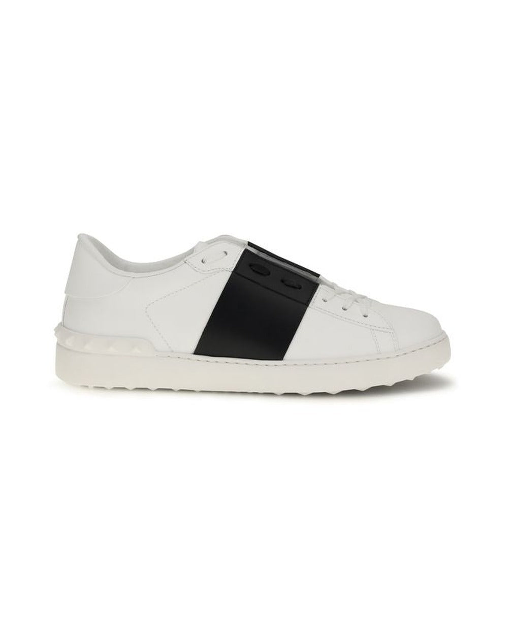 Valentino Garavani Blue Calf Leather Bos Taurus Low Top Sneakers