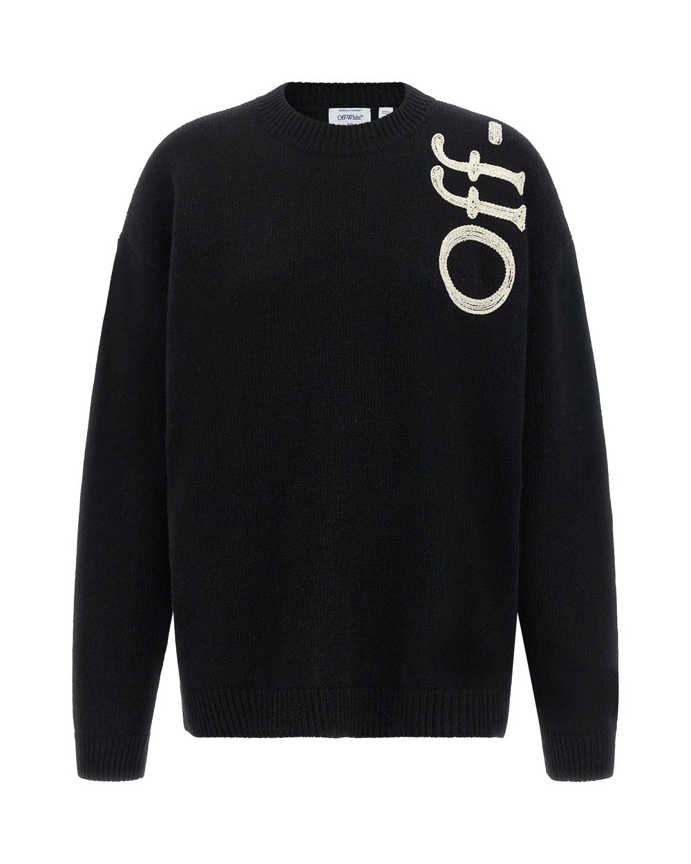 Off-White Bicolor Wool Cardigan