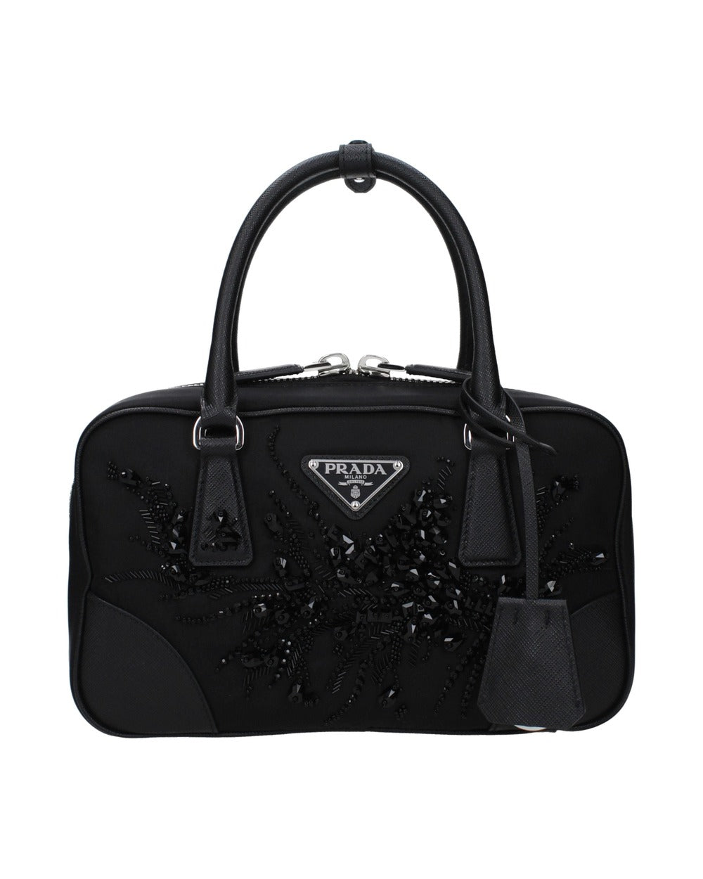 Prada Black Fabric Handbag