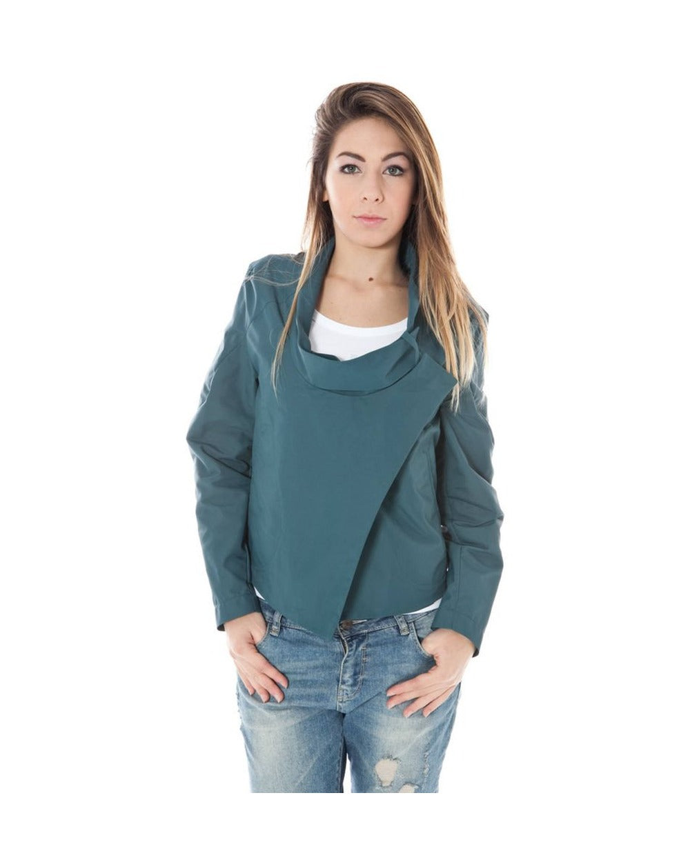 Calvin Klein Verde Poliammide Women Jacket
