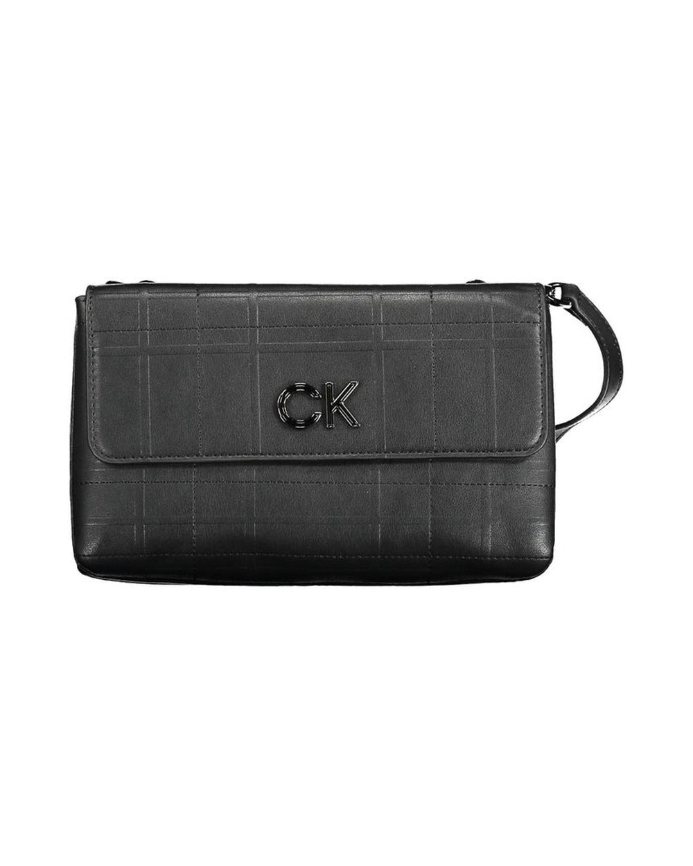 Calvin Klein Nero Polyester Women Shoulder Bag